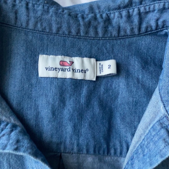 Vineyard Vines Denim Shirt Button Down - Picture 2 of 5
